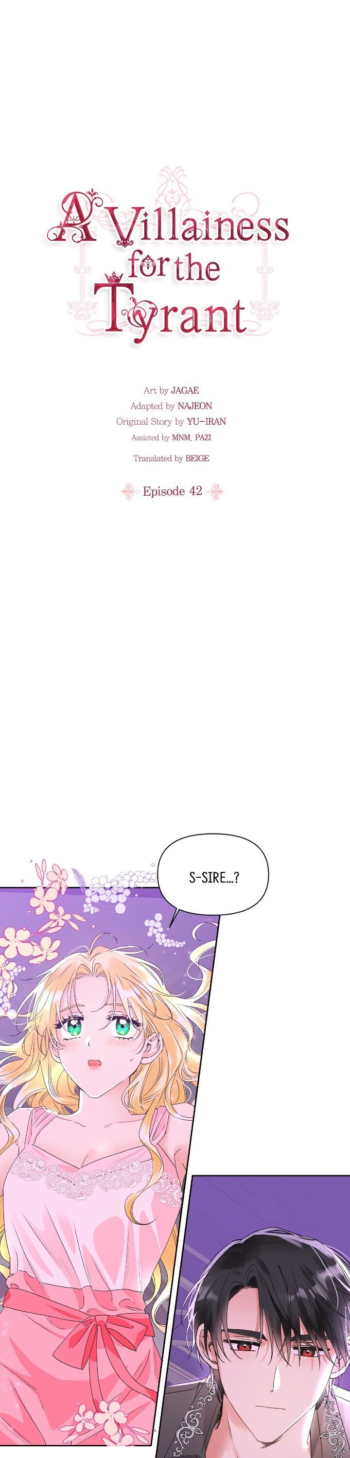 A Villainess for the Tyrant Chapter 42 page 1 - Chapter 42