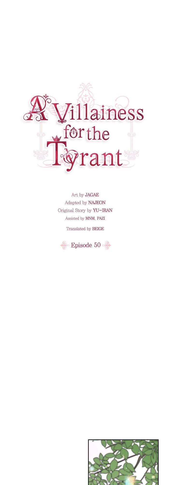 A Villainess for the Tyrant Chapter 50 page 1 - Chapter 50: S1 Finale