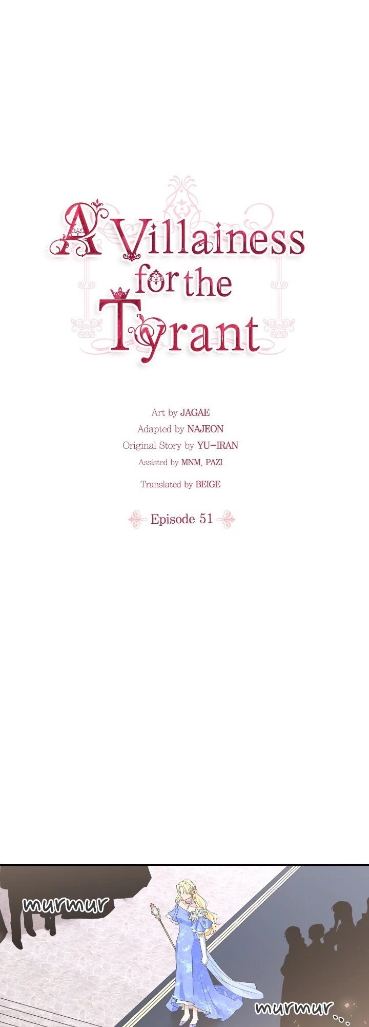 A Villainess for the Tyrant Chapter 51 page 1 - Chapter 51: Season 2