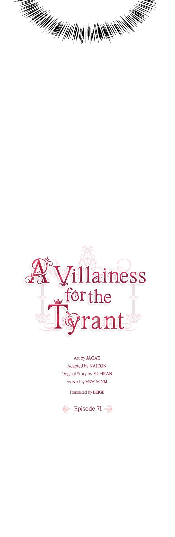 A Villainess for the Tyrant Chapter 71 page 3 - Chapter 71