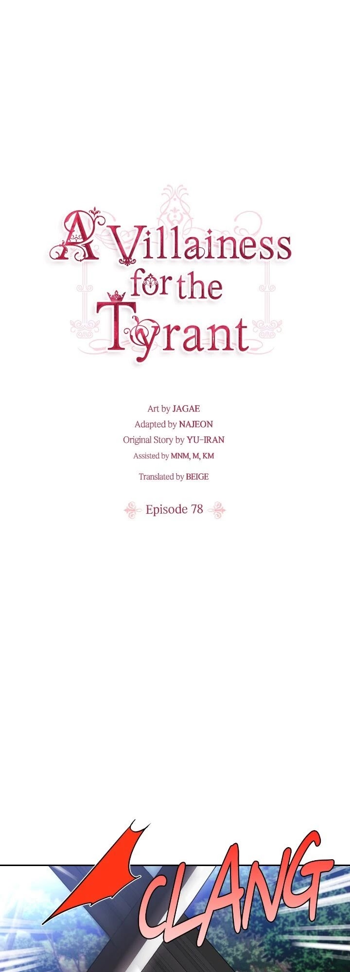 A Villainess for the Tyrant Chapter 78 page 1 - Chapter 78