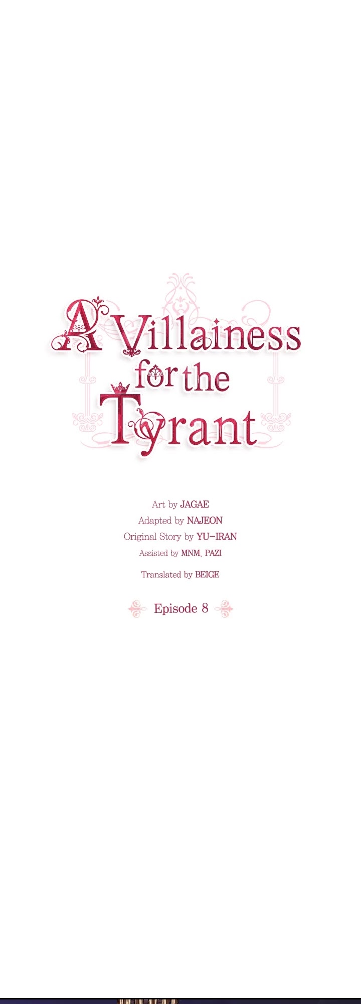 A Villainess for the Tyrant Chapter 8 page 1 - Chapter 8