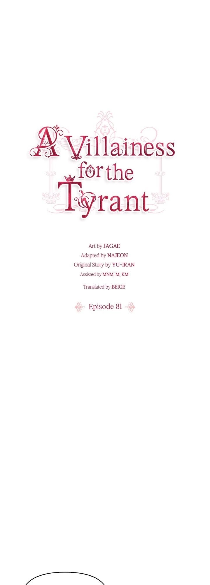 A Villainess for the Tyrant Chapter 81 page 1 - Chapter 81: Season 3