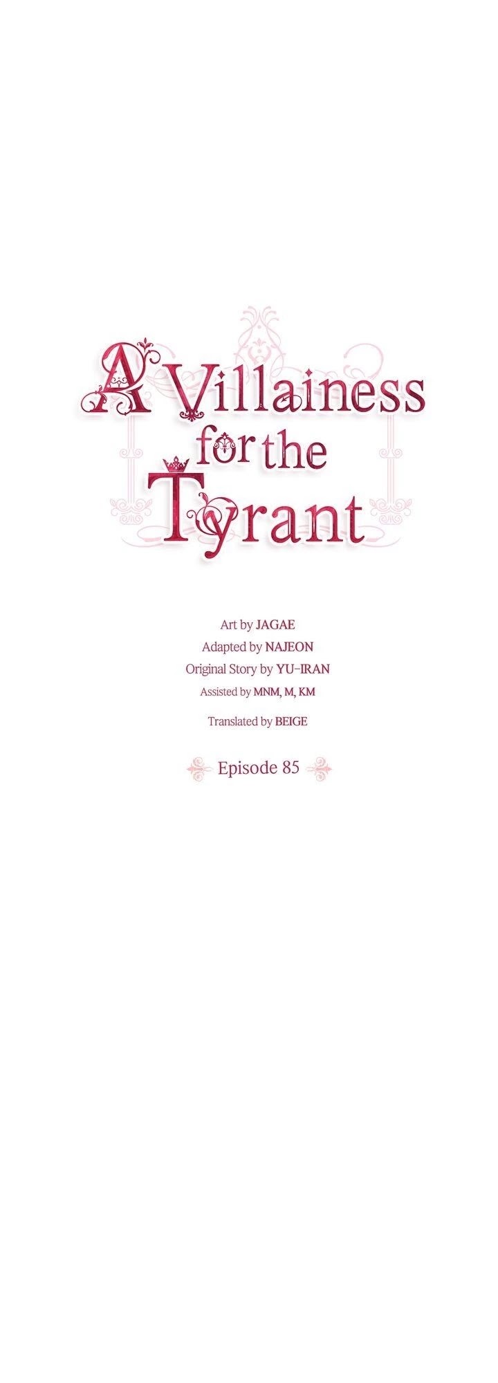 A Villainess for the Tyrant Chapter 85 page 1 - Chapter 85