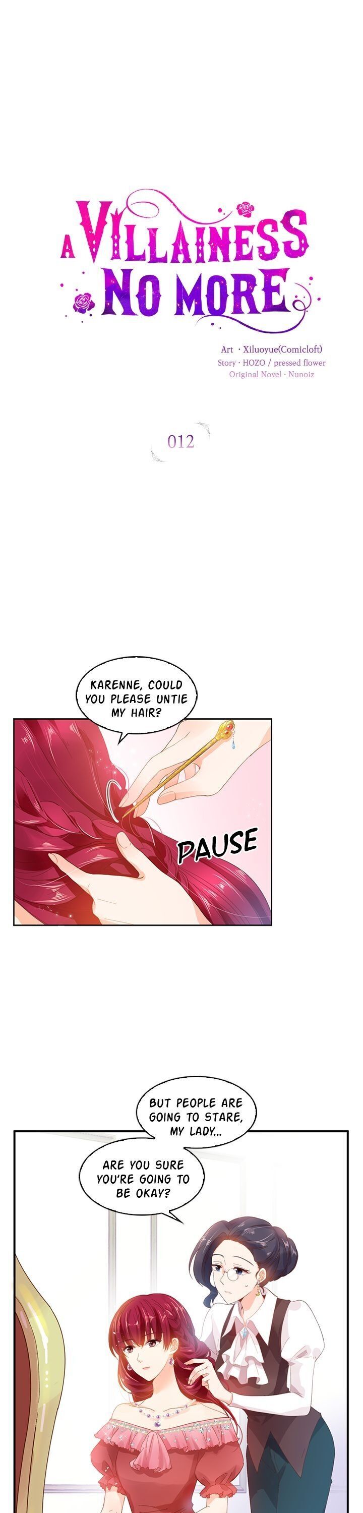 A Villainess No More Chapter 12 page 1 - Chapter 12