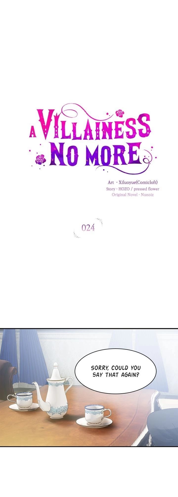 A Villainess No More Chapter 24 page 1 - Chapter 24