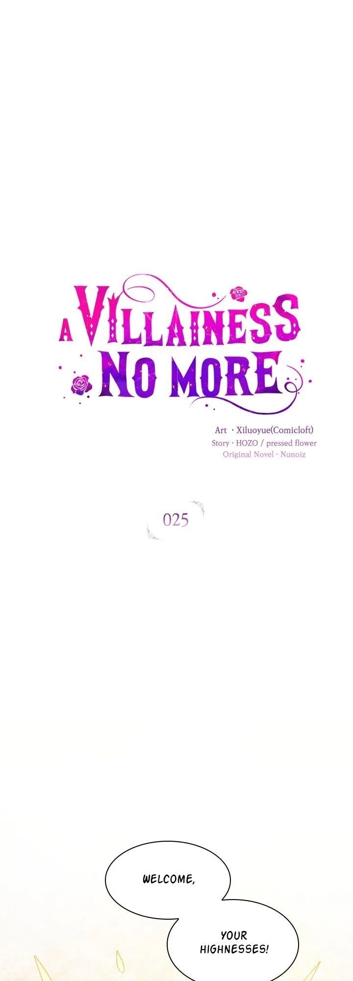 A Villainess No More Chapter 25 page 1 - Chapter 25
