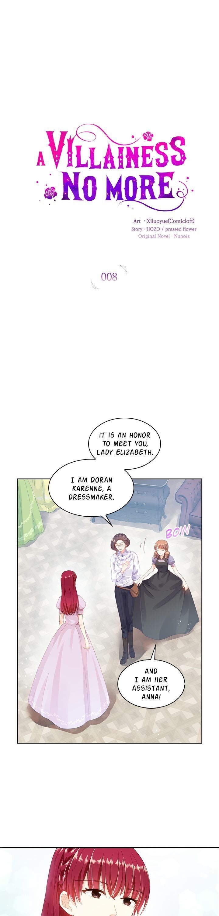 A Villainess No More Chapter 8 page 1 - Chapter 8