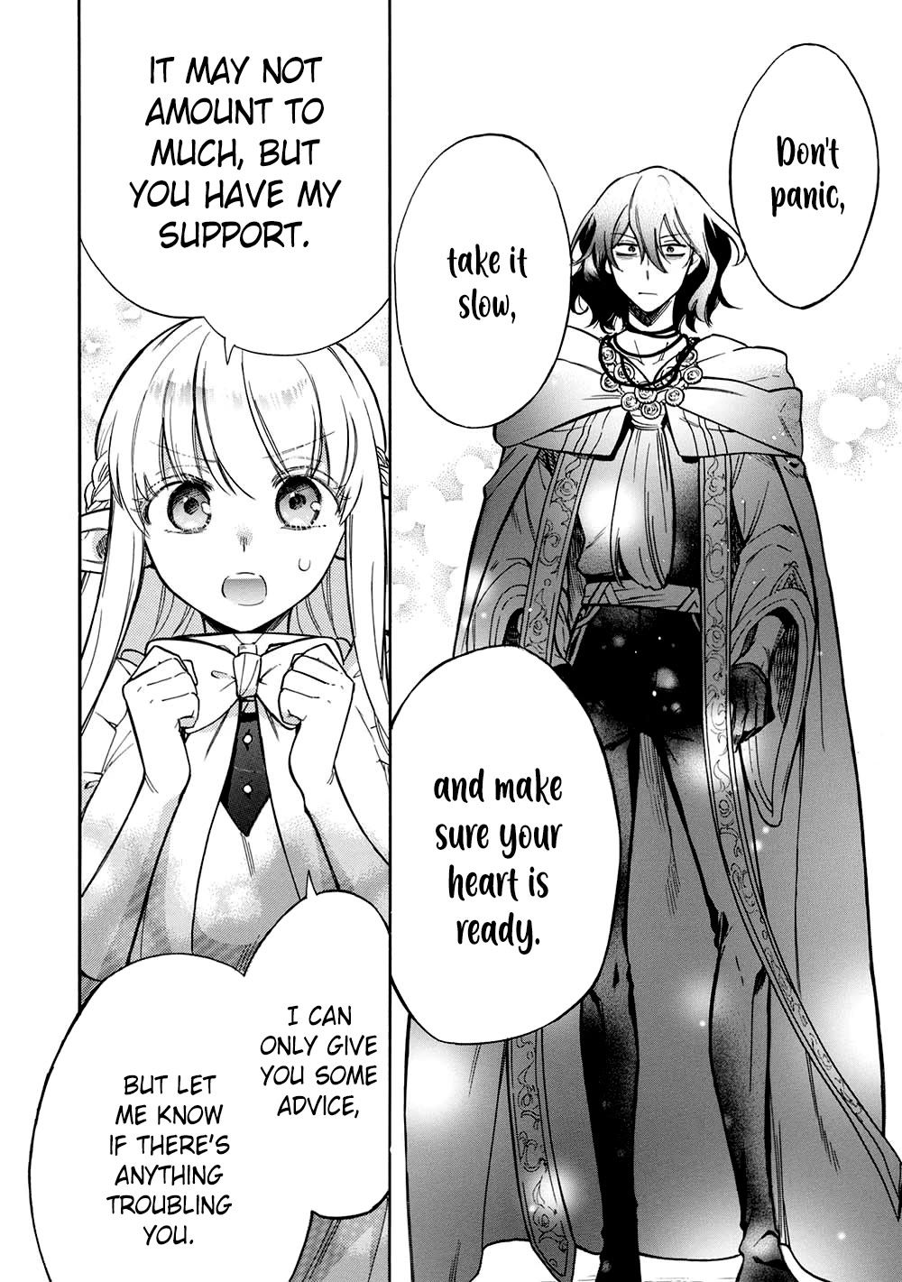 A Villain's Dilemma: How to Not Meddle too Much with a Clumsy Holy Knight's Life Chapter 14 page 22 - Chapter 14: If Only Those Seeking Love Advice Would First Realize They’re in Love Before Asking for Help (1)