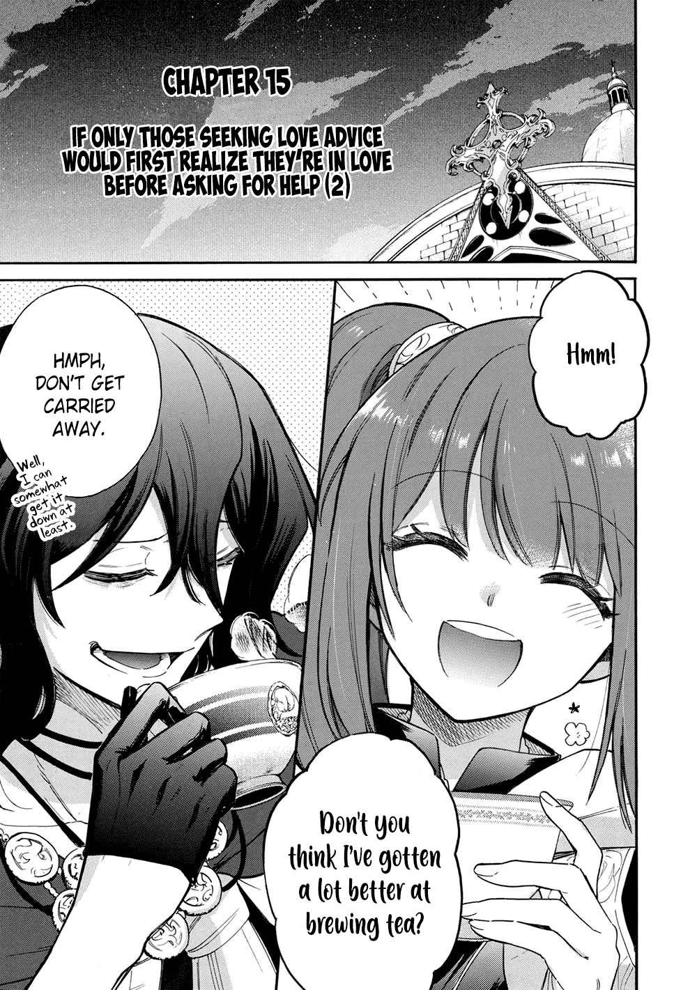 A Villain's Dilemma: How to Not Meddle too Much with a Clumsy Holy Knight's Life Chapter 15 page 2 - Chapter 15: If Only Those Seeking Love Advice Would First Realize They’re in Love Before Asking for Help (2)