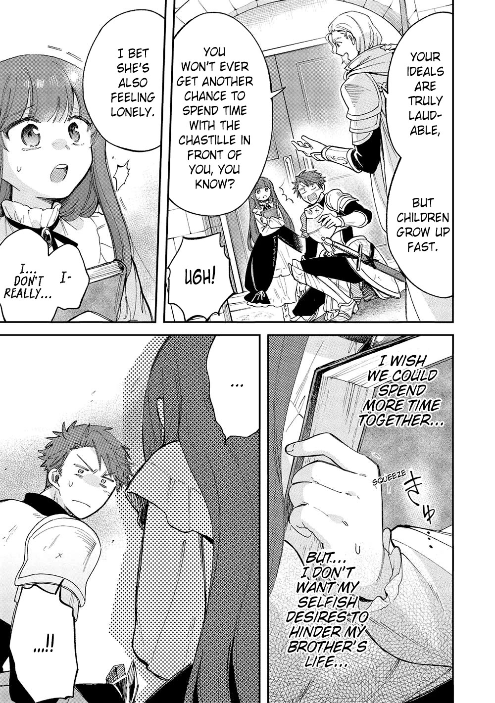 A Villain's Dilemma: How to Not Meddle too Much with a Clumsy Holy Knight's Life Chapter 18 page 12 - Chapter 18: It Seems That Clumsiness Is Both a Magnet and an Infectious Disease Among Angelic Knights (1)