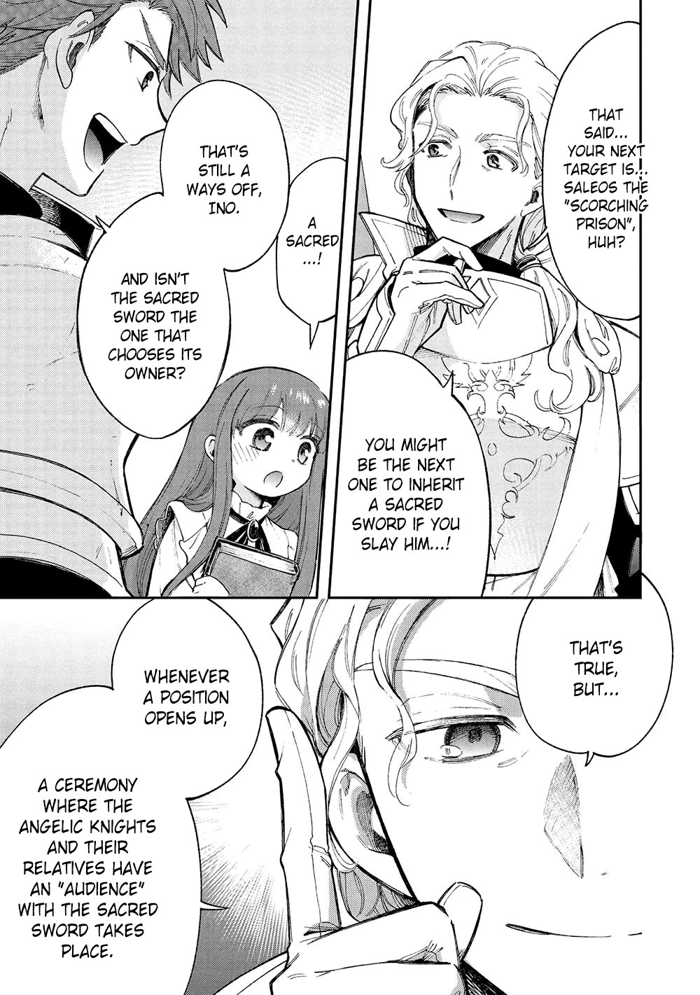 A Villain's Dilemma: How to Not Meddle too Much with a Clumsy Holy Knight's Life Chapter 18 page 14 - Chapter 18: It Seems That Clumsiness Is Both a Magnet and an Infectious Disease Among Angelic Knights (1)