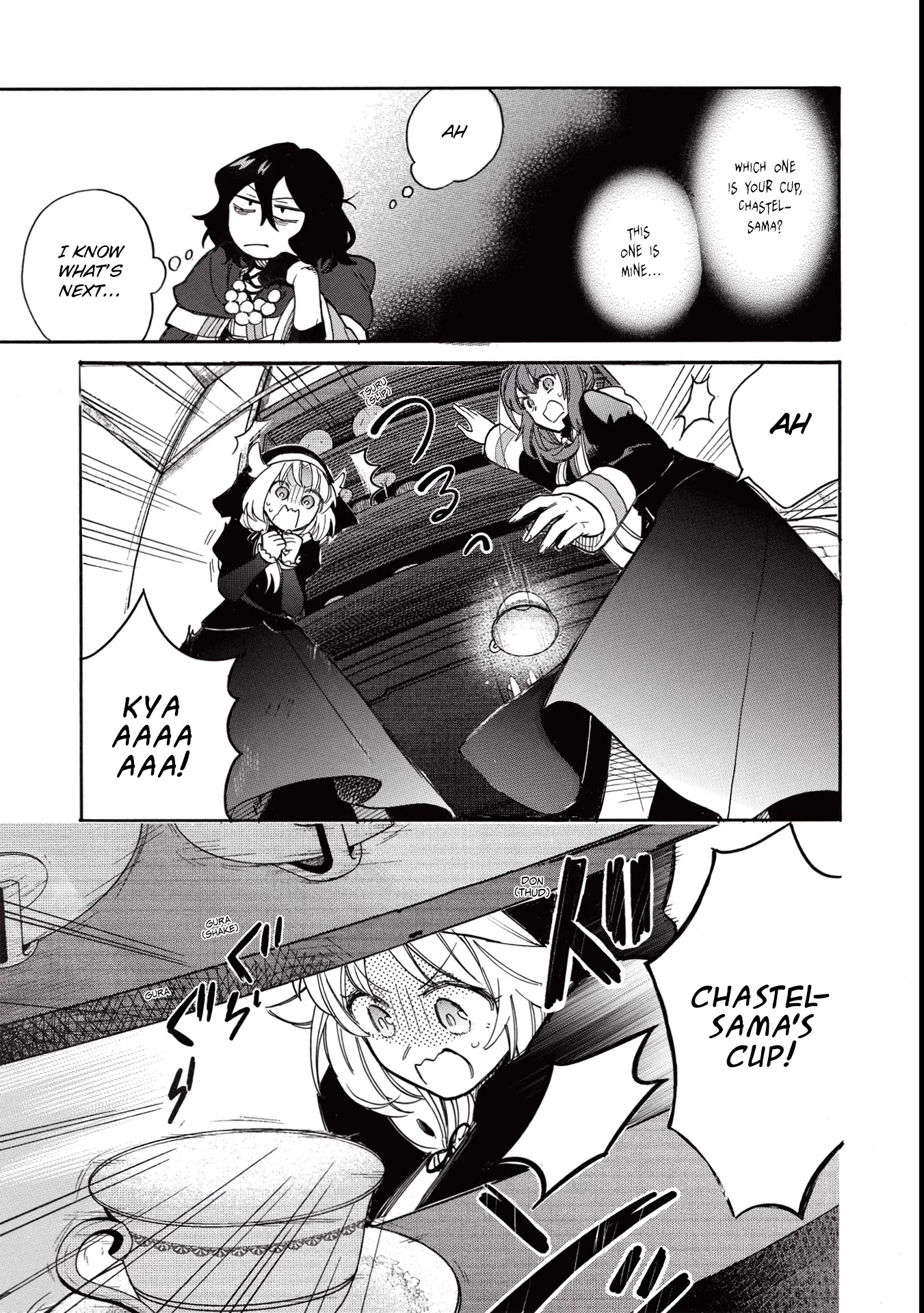 A Villain's Dilemma: How to Not Meddle too Much with a Clumsy Holy Knight's Life Chapter 2 page 14 - Chapter 2: They Say Your First Love Tastes Like Lemon, but the Clumsy Knight’s Tea Tasted Like Mud