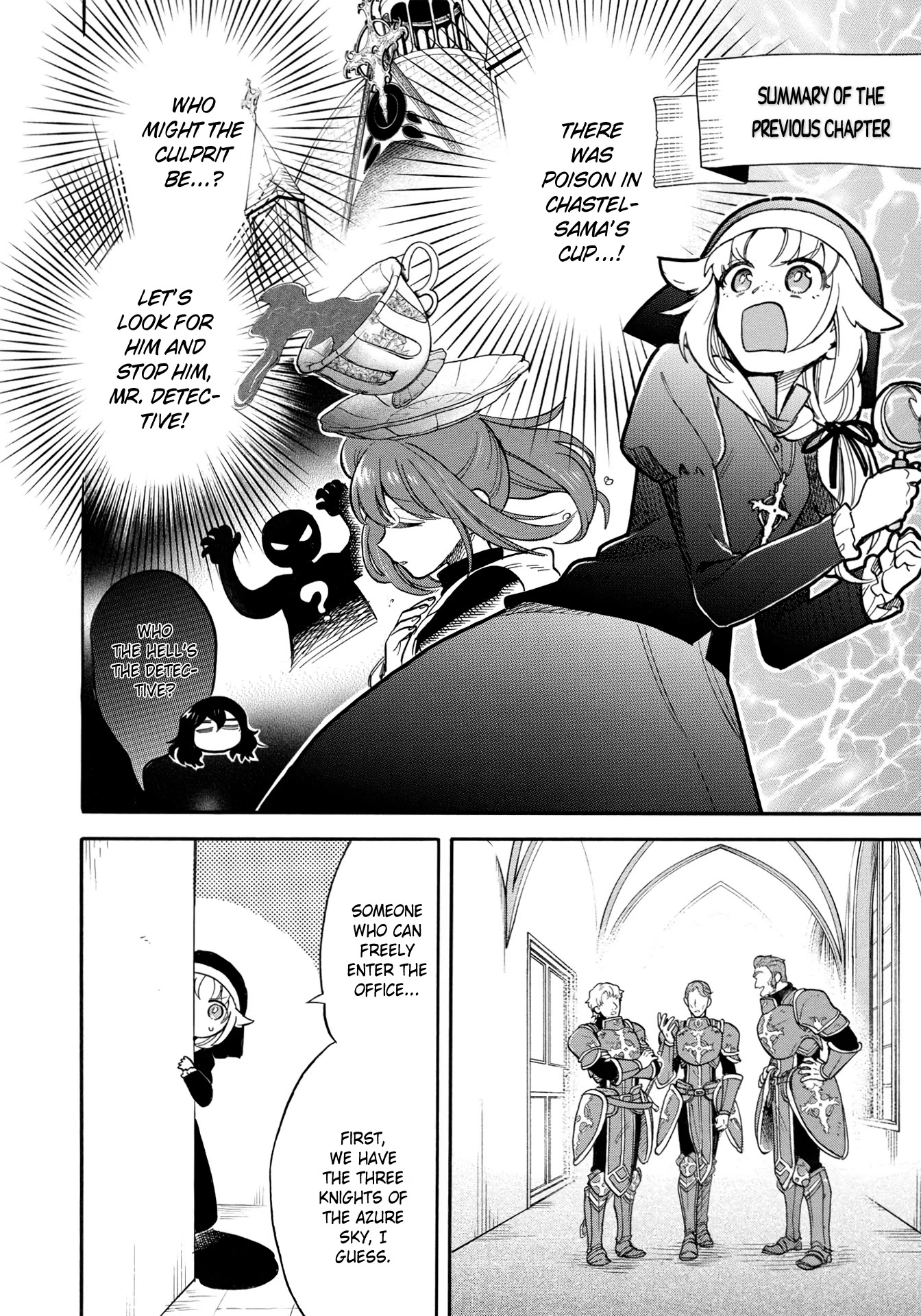 A Villain's Dilemma: How to Not Meddle too Much with a Clumsy Holy Knight's Life Chapter 4 page 3 - Chapter 4: They Say Magicians Are Heretics, but the Faithful Ones Are Generally the Same (2)