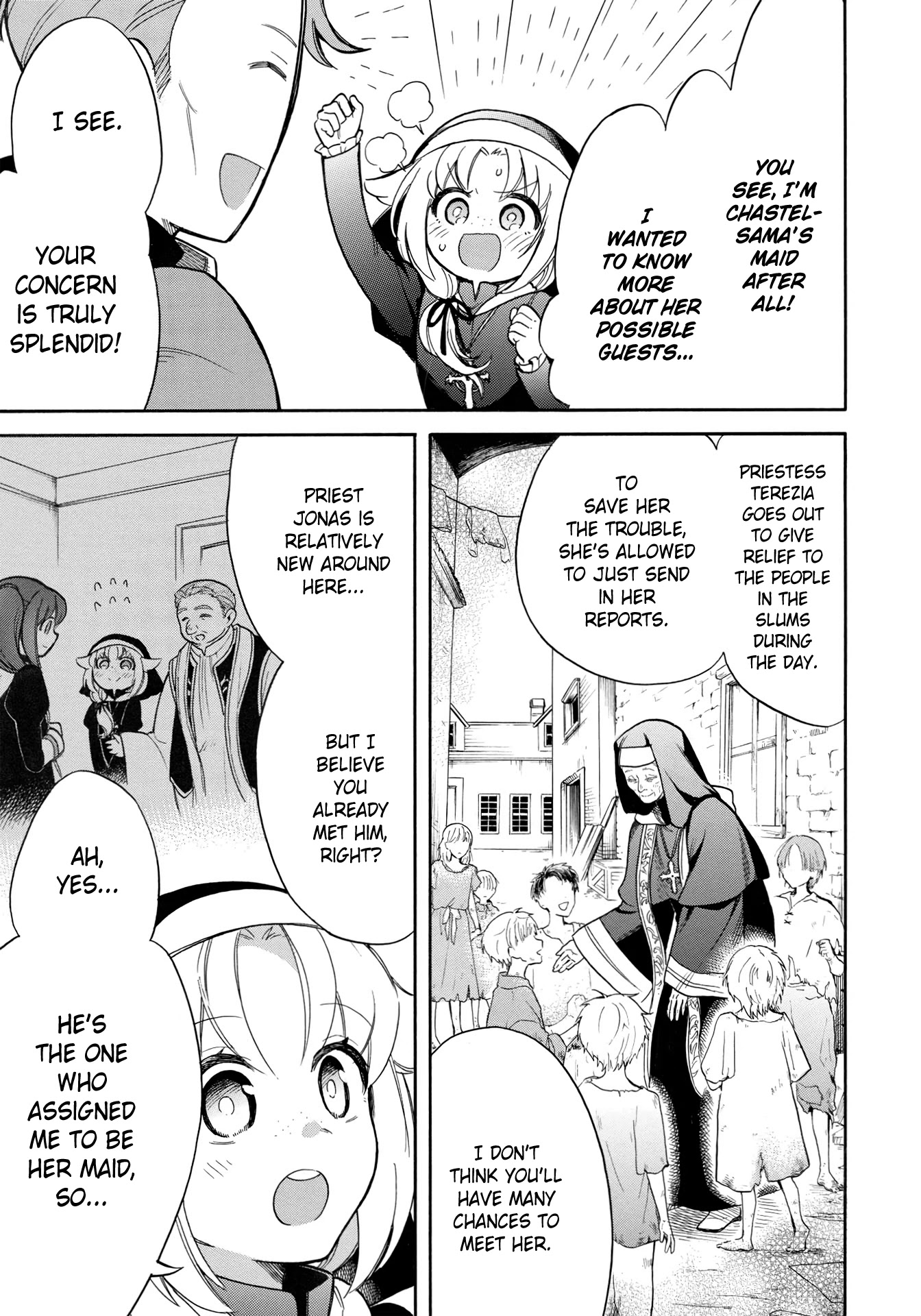 A Villain's Dilemma: How to Not Meddle too Much with a Clumsy Holy Knight's Life Chapter 4 page 6 - Chapter 4: They Say Magicians Are Heretics, but the Faithful Ones Are Generally the Same (2)