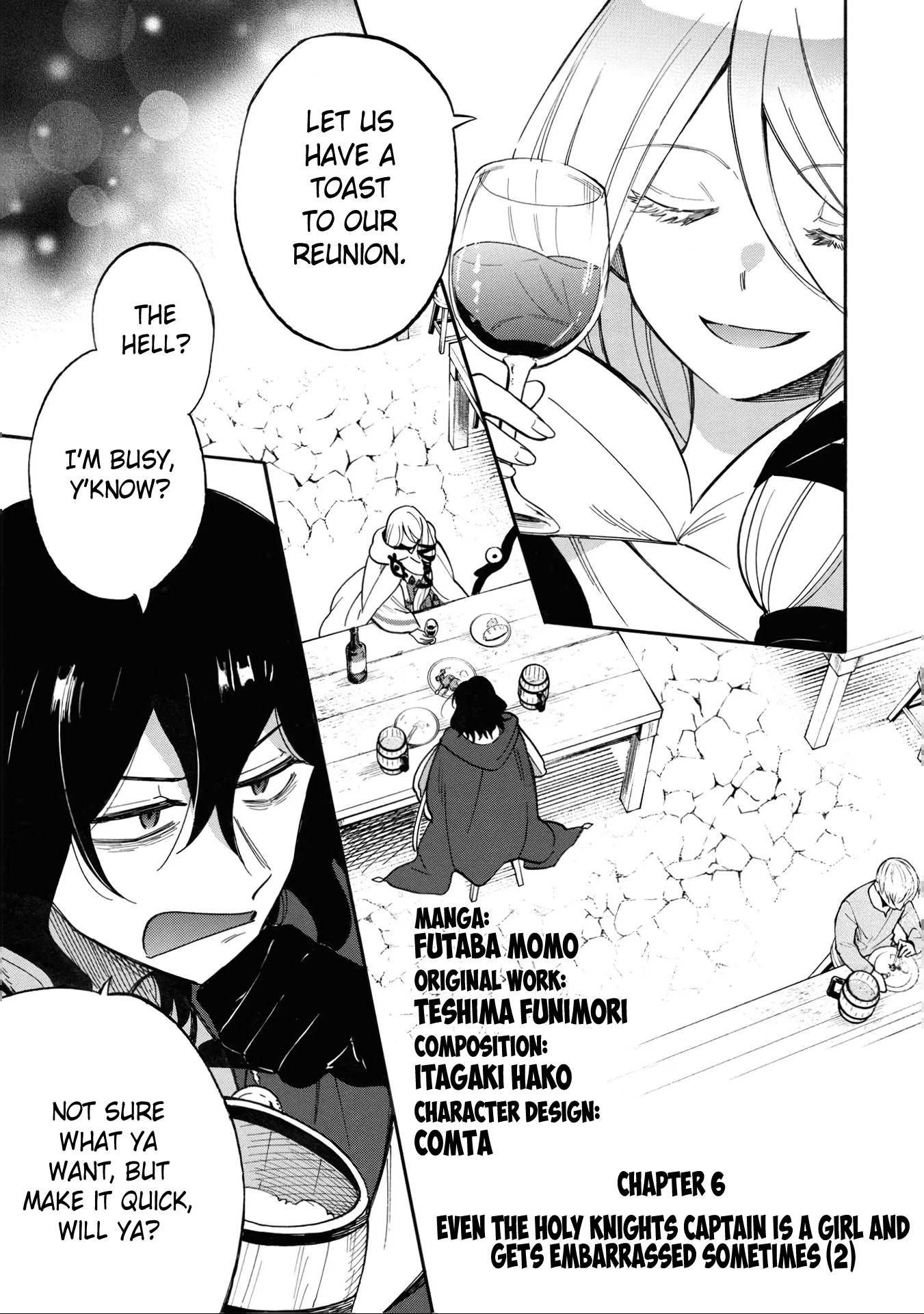 A Villain's Dilemma: How to Not Meddle too Much with a Clumsy Holy Knight's Life Chapter 6 page 2 - Chapter 6: Even the Holy Knights Captain Is a Girl and Gets Embarrassed Sometimes (2)