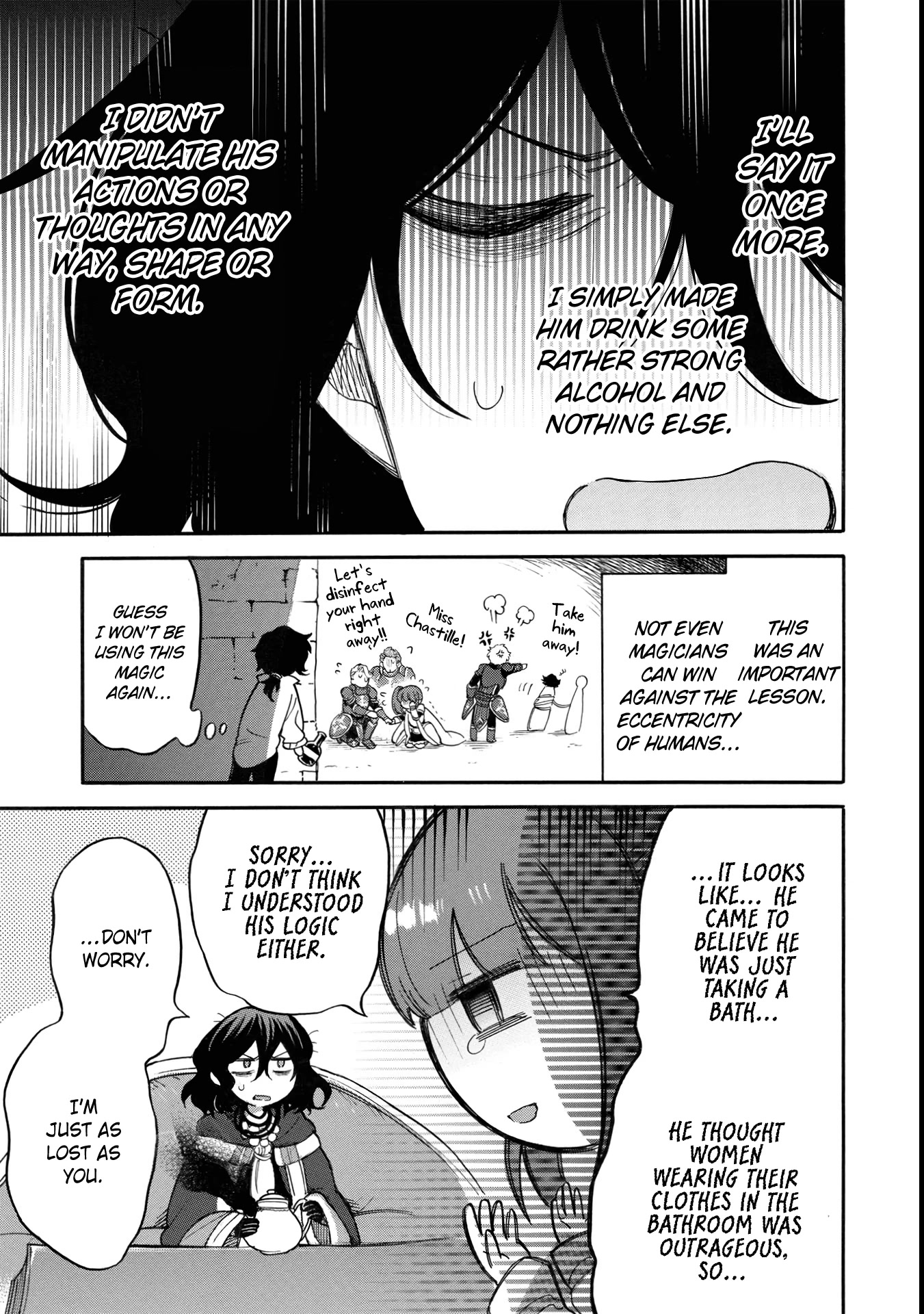 A Villain's Dilemma: How to Not Meddle too Much with a Clumsy Holy Knight's Life Chapter 6 page 24 - Chapter 6: Even the Holy Knights Captain Is a Girl and Gets Embarrassed Sometimes (2)