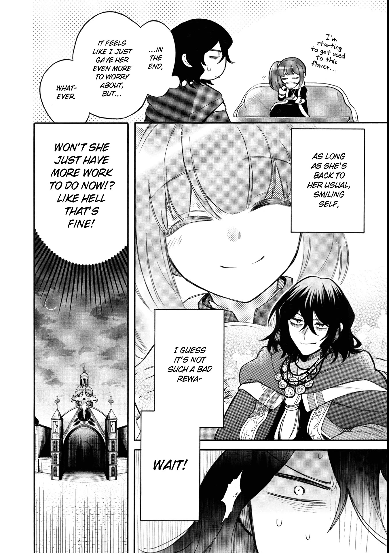 A Villain's Dilemma: How to Not Meddle too Much with a Clumsy Holy Knight's Life Chapter 6 page 27 - Chapter 6: Even the Holy Knights Captain Is a Girl and Gets Embarrassed Sometimes (2)