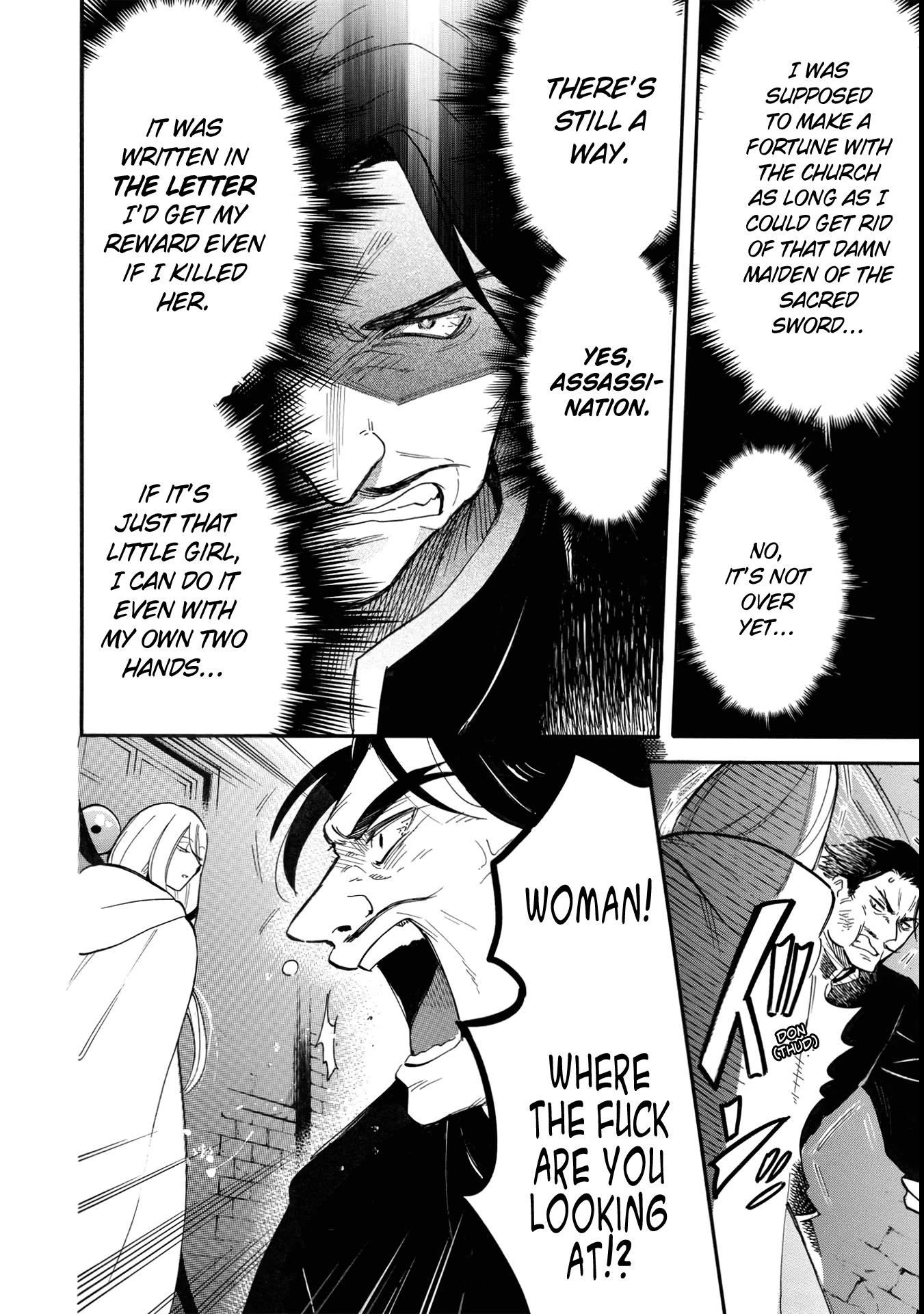 A Villain's Dilemma: How to Not Meddle too Much with a Clumsy Holy Knight's Life Chapter 6 page 29 - Chapter 6: Even the Holy Knights Captain Is a Girl and Gets Embarrassed Sometimes (2)