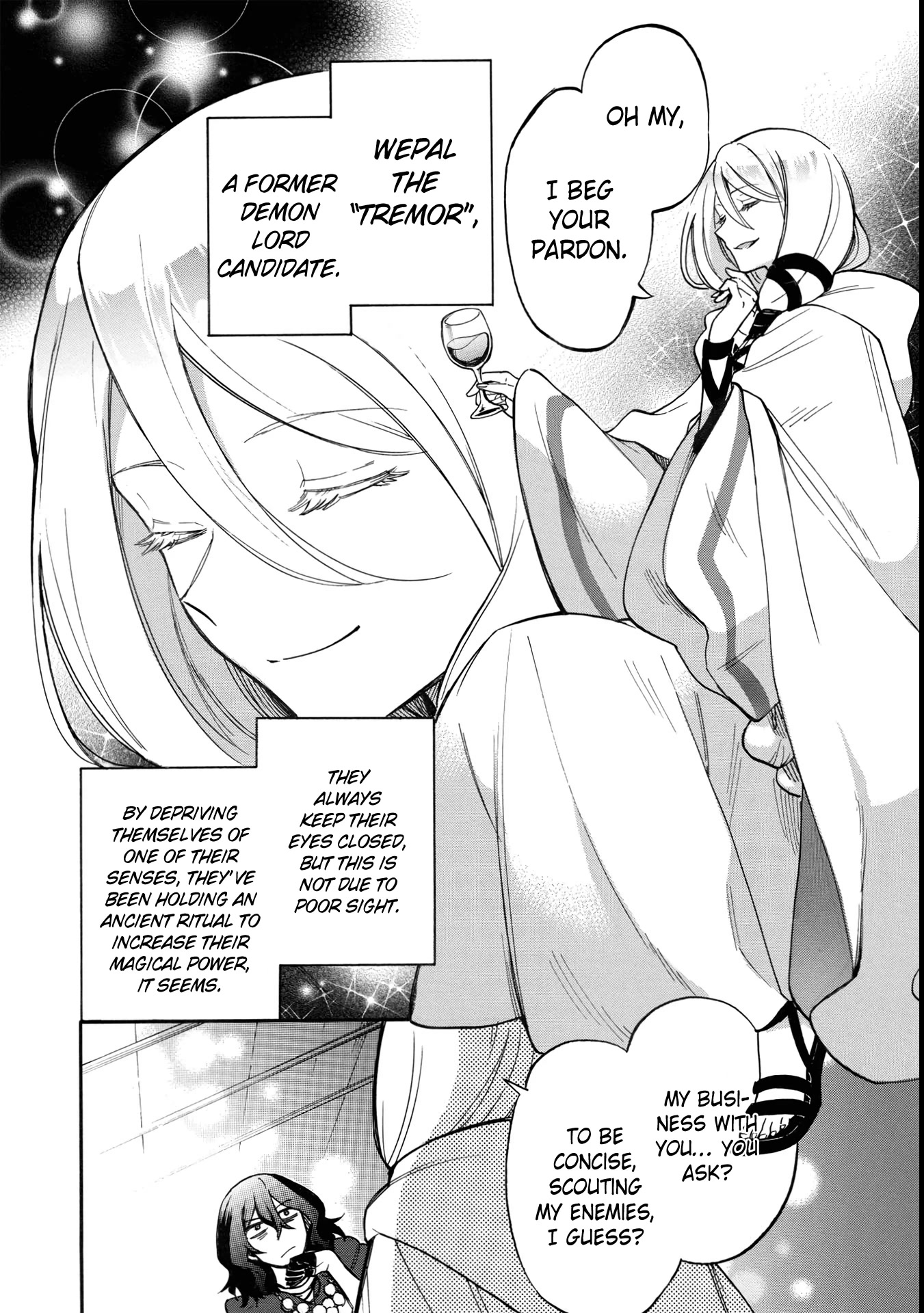 A Villain's Dilemma: How to Not Meddle too Much with a Clumsy Holy Knight's Life Chapter 6 page 3 - Chapter 6: Even the Holy Knights Captain Is a Girl and Gets Embarrassed Sometimes (2)