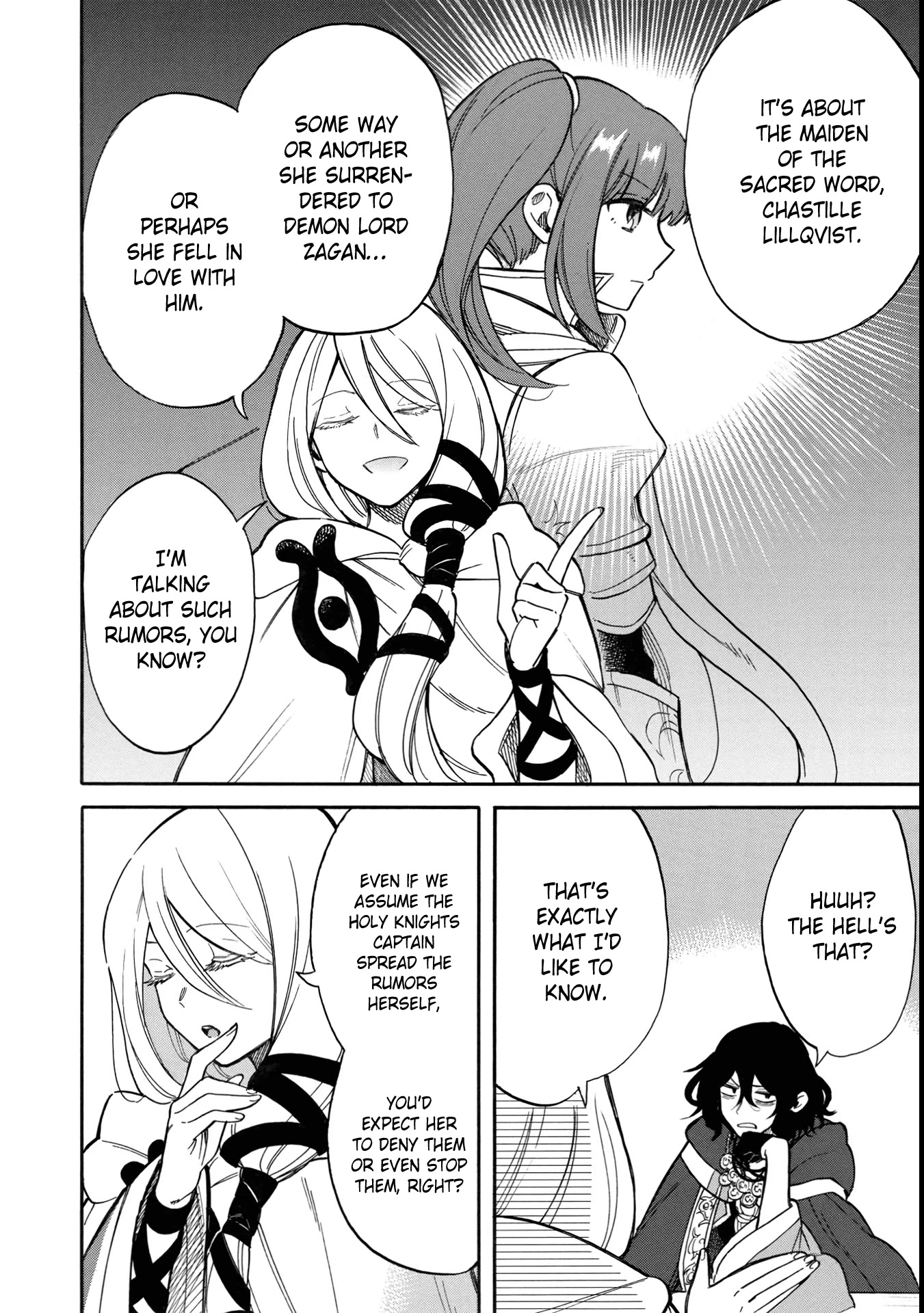 A Villain's Dilemma: How to Not Meddle too Much with a Clumsy Holy Knight's Life Chapter 6 page 5 - Chapter 6: Even the Holy Knights Captain Is a Girl and Gets Embarrassed Sometimes (2)