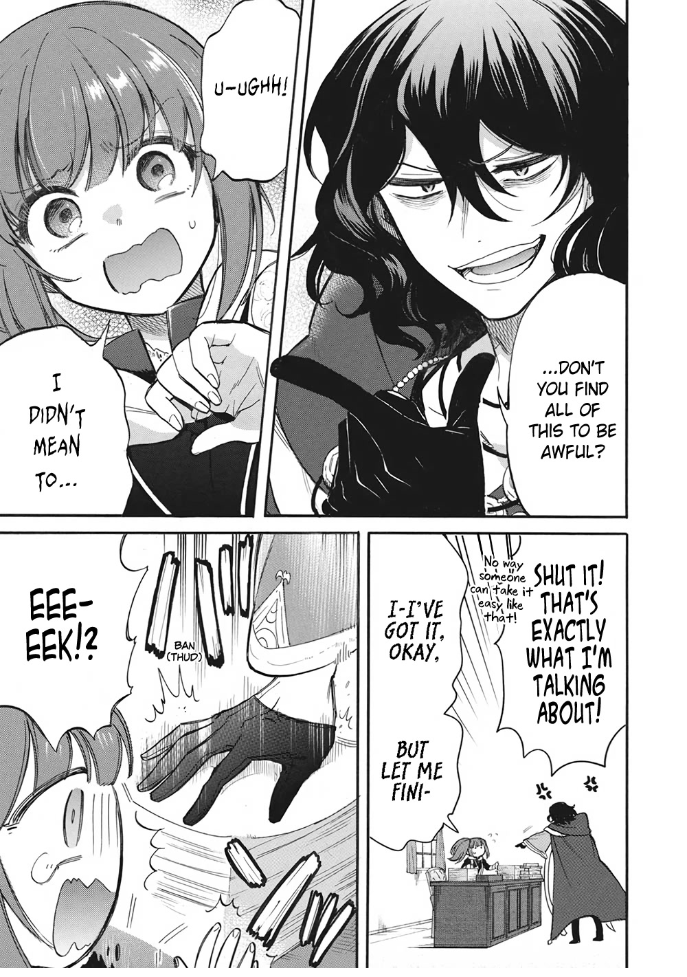 A Villain's Dilemma: How to Not Meddle too Much with a Clumsy Holy Knight's Life Chapter 7 page 13 - Chapter 7: The Situation Quickly Goes Downhill the Moment the Clumsy Knight Lets Her Guard Down (1)