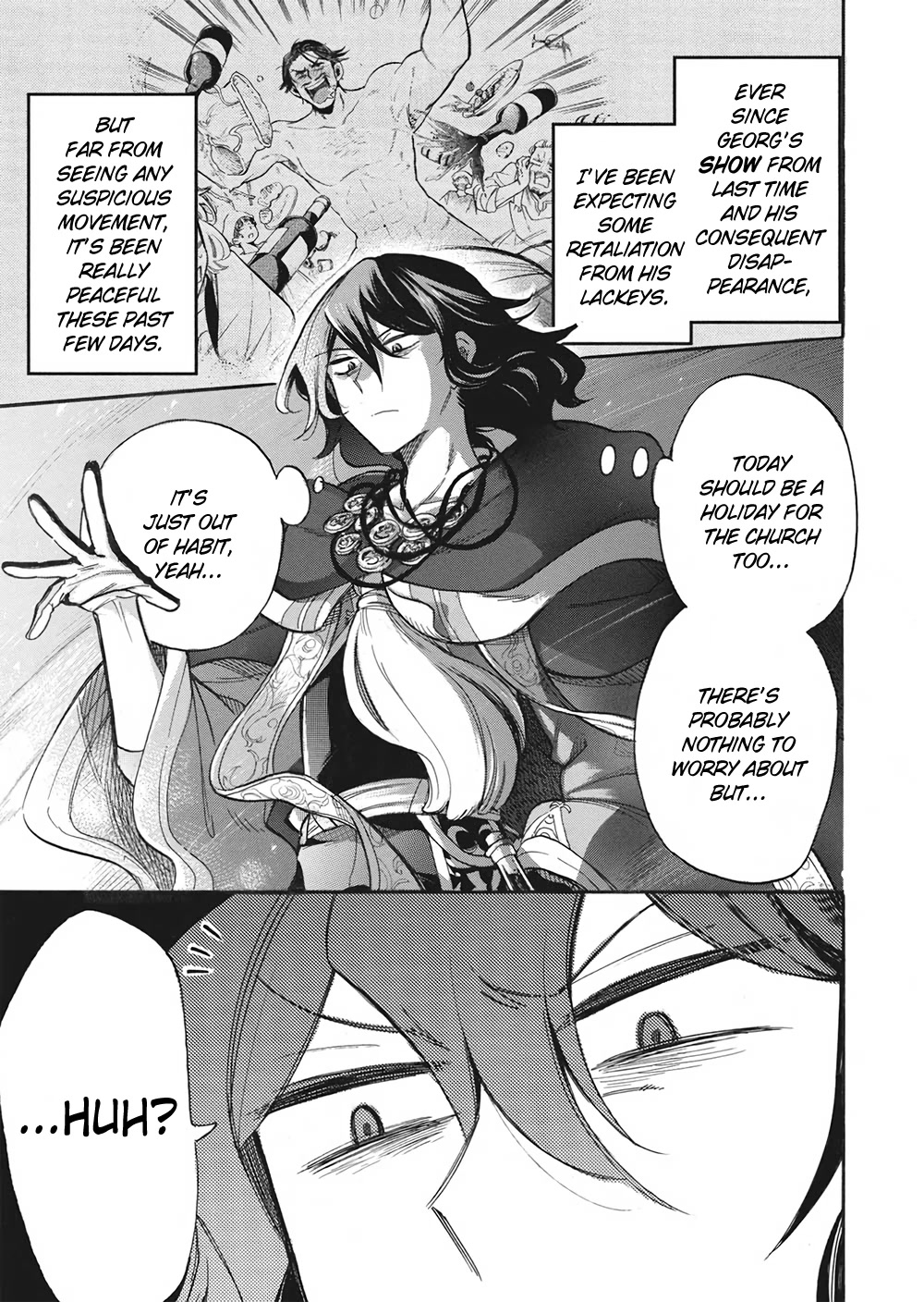A Villain's Dilemma: How to Not Meddle too Much with a Clumsy Holy Knight's Life Chapter 7 page 7 - Chapter 7: The Situation Quickly Goes Downhill the Moment the Clumsy Knight Lets Her Guard Down (1)