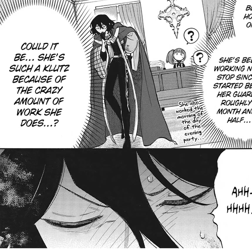 A Villain's Dilemma: How to Not Meddle too Much with a Clumsy Holy Knight's Life Chapter 7: The Situation Quickly Goes Downhill the Moment the Clumsy Knight Lets Her Guard Down (1) cover