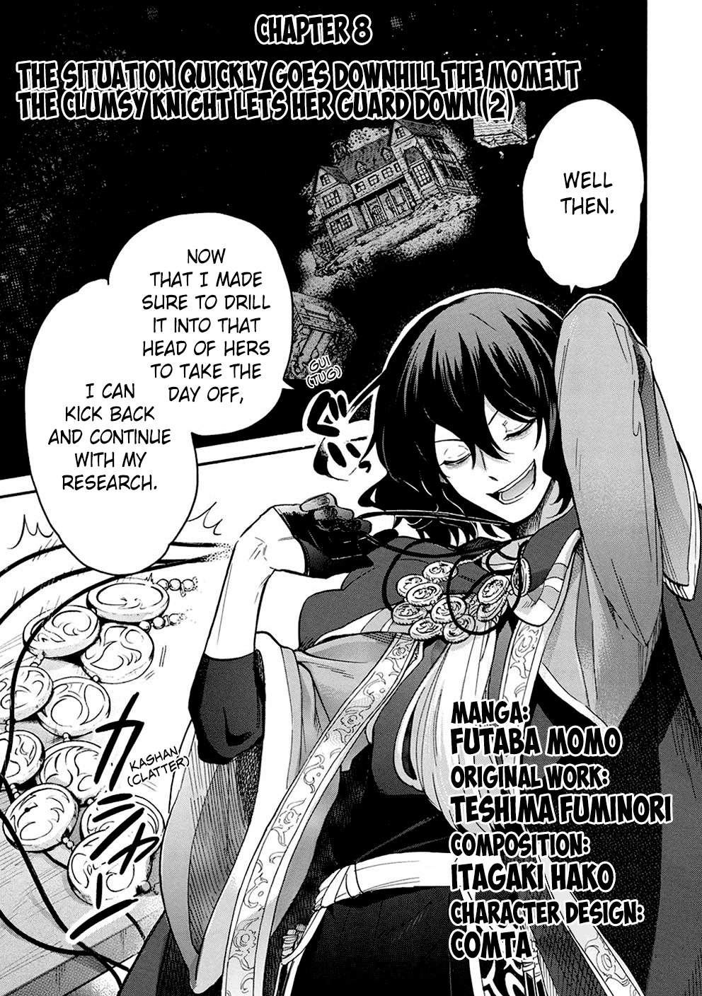 A Villain's Dilemma: How to Not Meddle too Much with a Clumsy Holy Knight's Life Chapter 8 page 2 - Chapter 8: The Situation Quickly Goes Downhill the Moment the Clumsy Knight Lets Her Guard Down (2)