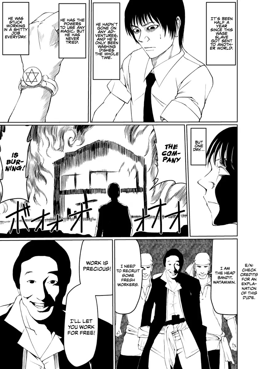 A Wage Slave is Reincarnated in a Different World!! It's Heartbreaking!!! Chapter 2 page 1 - Chapter 2