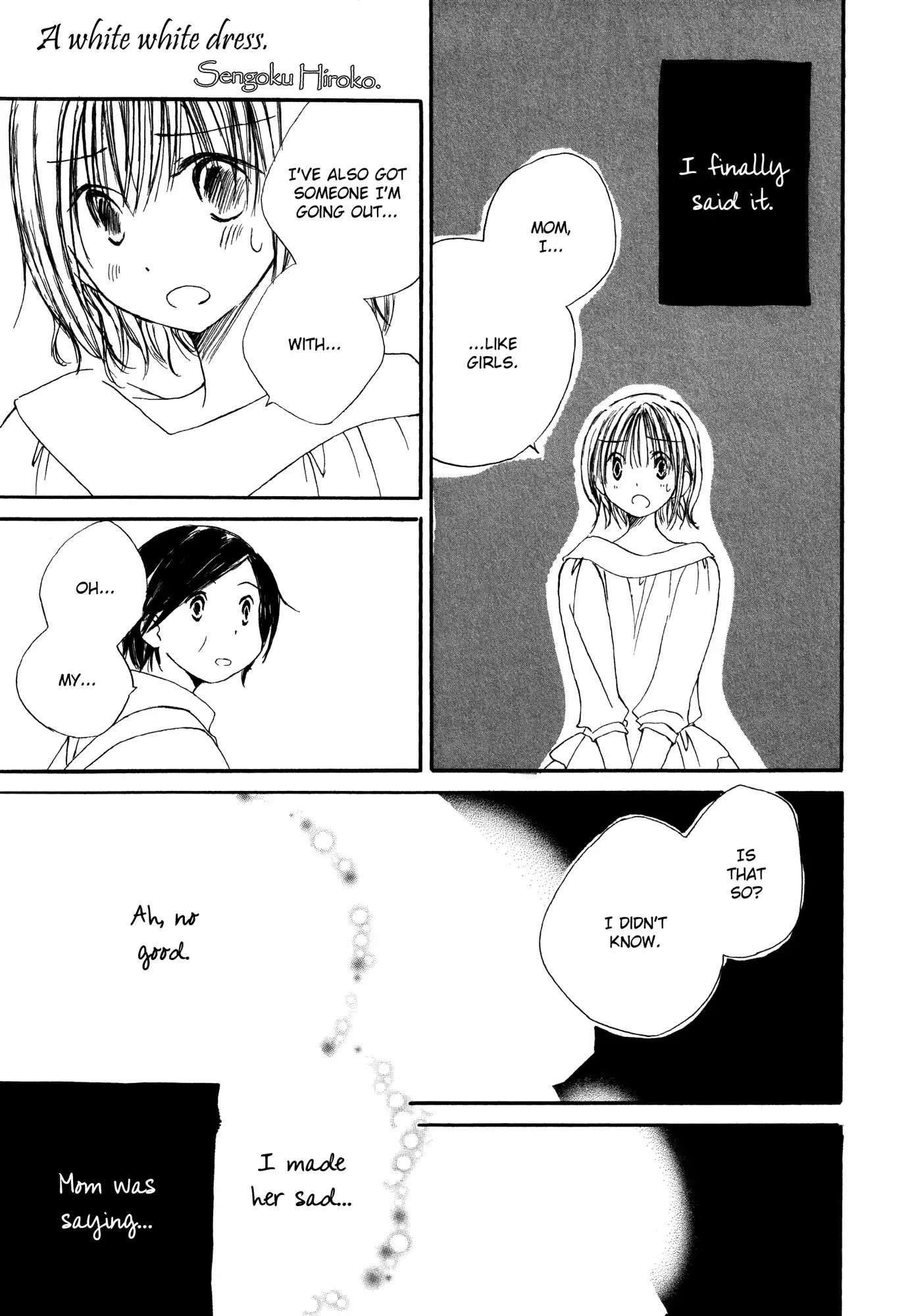 A White White Dress Chapter 0.8 page 1 - Chapter: A White White Dress