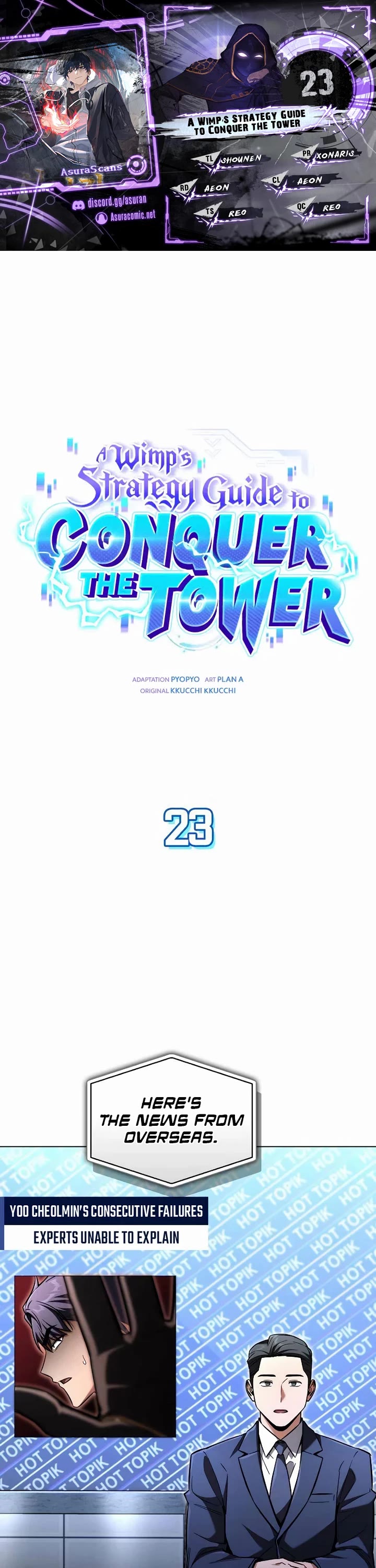 A Wimp’s Strategy Guide to Conquer the Tower Chapter 23 page 1 - Chapter 23
