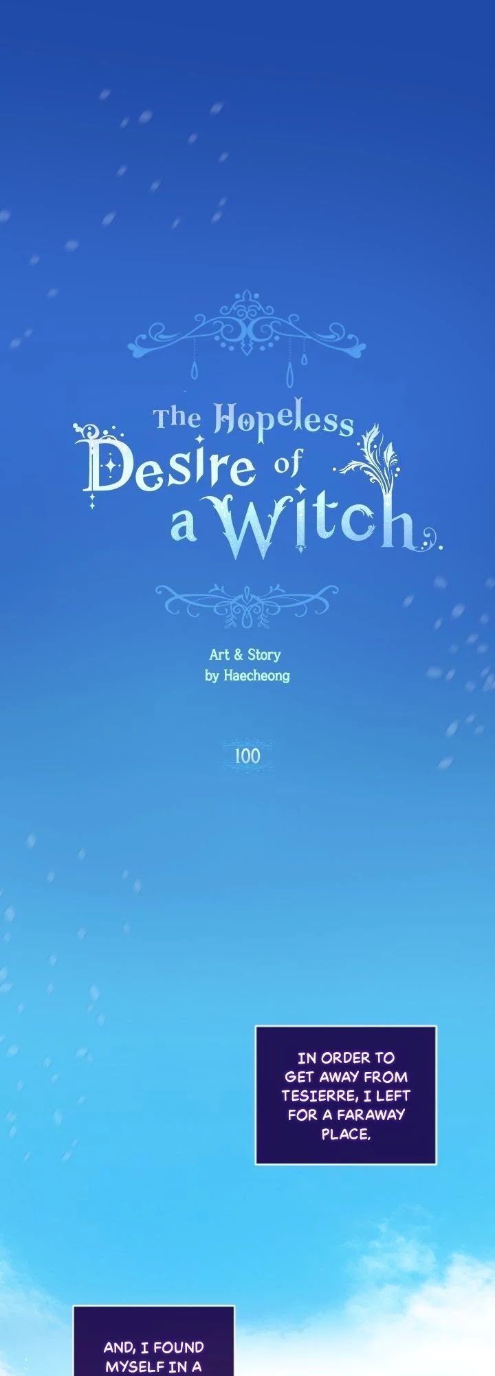 A Witch's Hopeless Wish Chapter 100 page 1 - Chapter 100