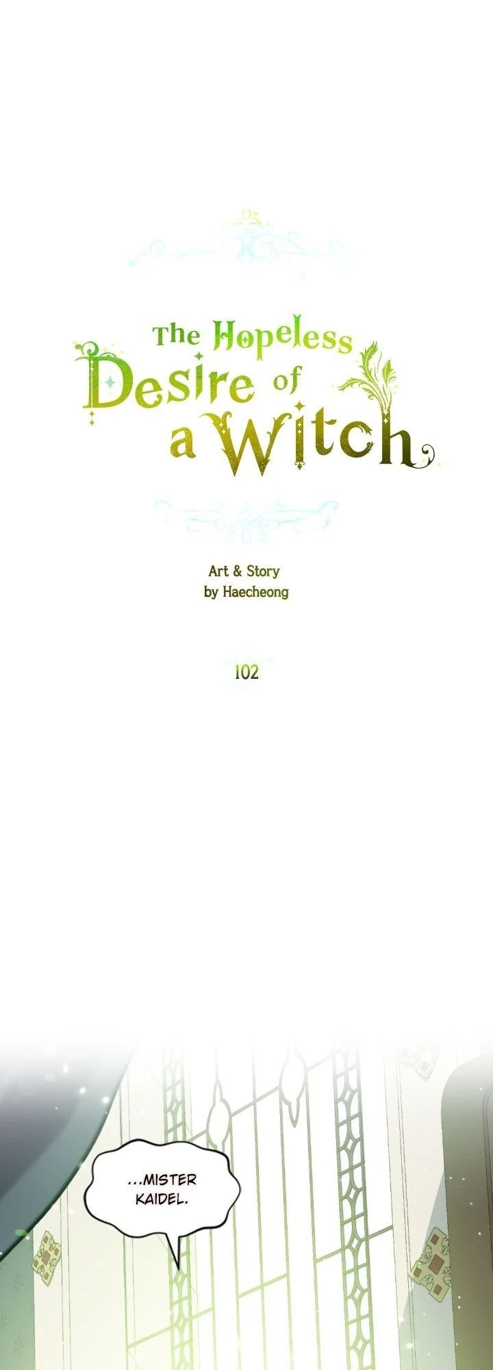 A Witch's Hopeless Wish Chapter 102 page 1 - Chapter 102