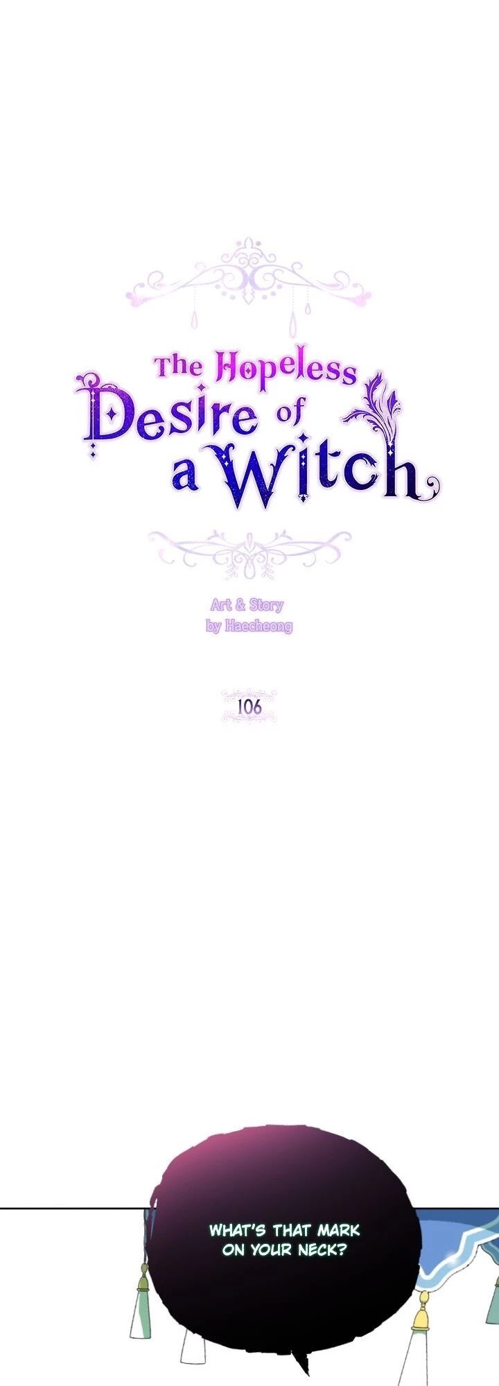 A Witch's Hopeless Wish Chapter 106 page 1 - Chapter 106