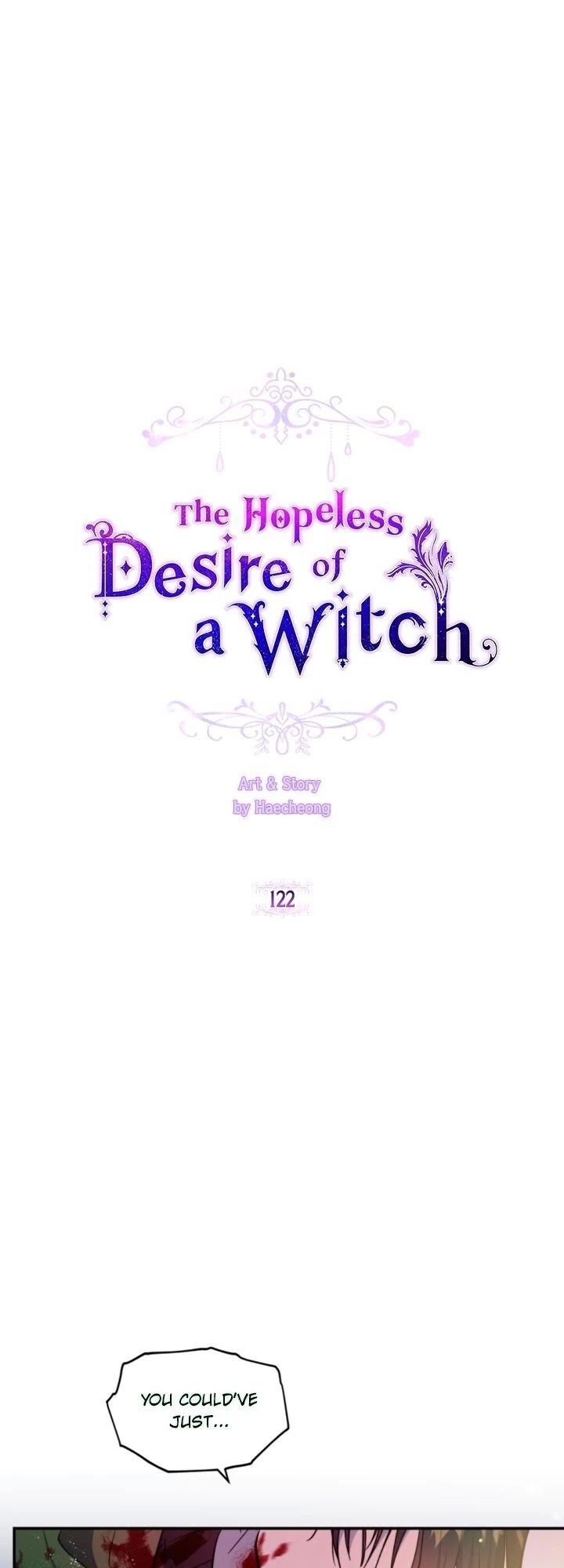 A Witch's Hopeless Wish Chapter 122 page 1 - Chapter 122
