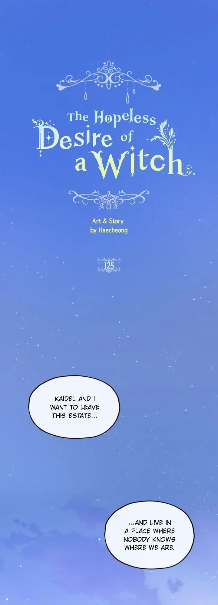 A Witch's Hopeless Wish Chapter 125 page 1 - Chapter 125