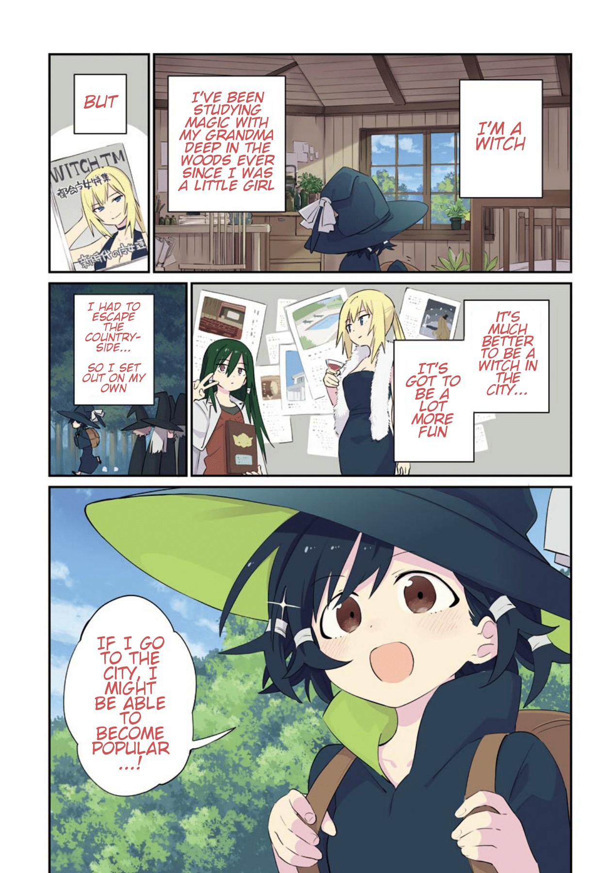 A Witch's Life in a Six-Tatami Room Chapter 0 page 1 - Chapter 0: Prologue