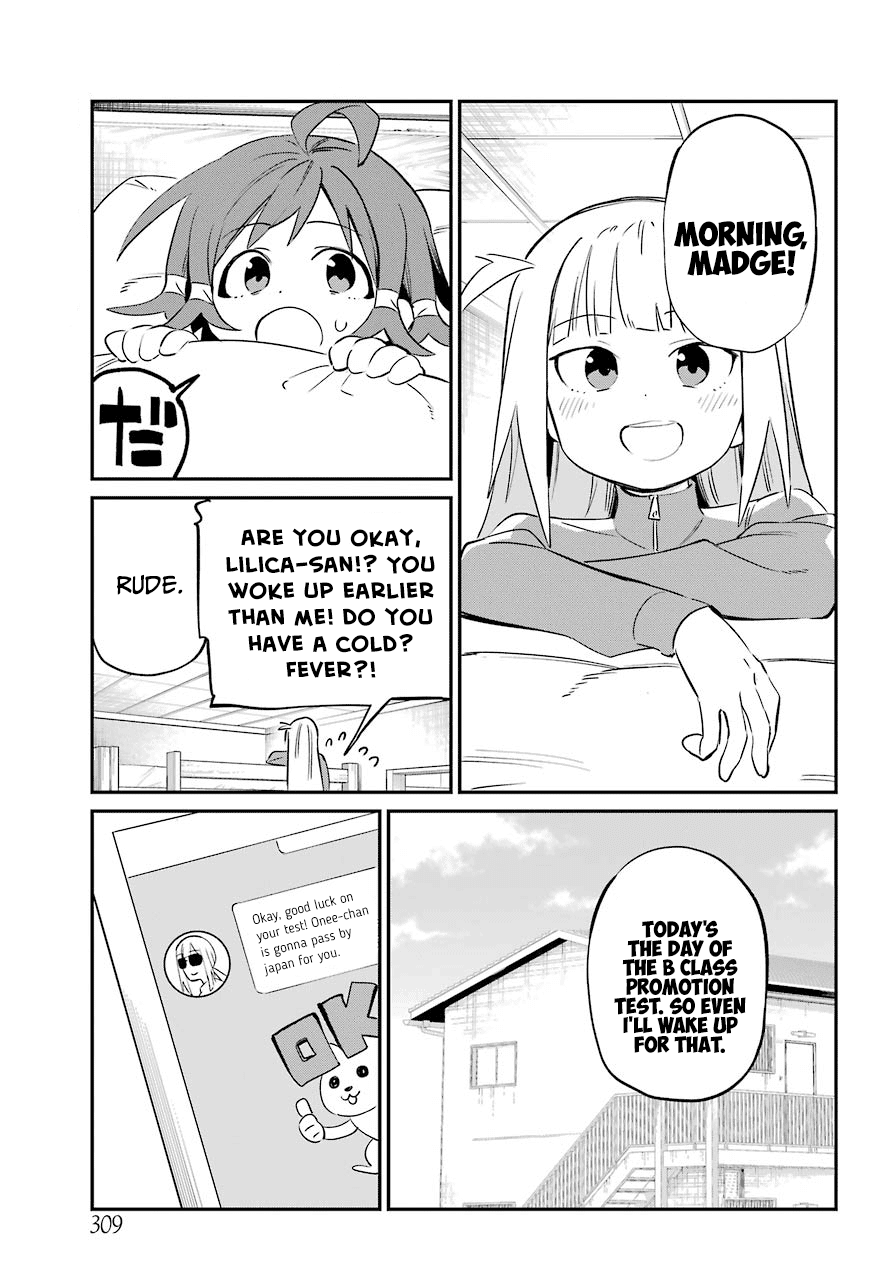 A Witch's Life in a Six-Tatami Room Chapter 13 page 1 - Chapter 13: Let's do our victory yell.