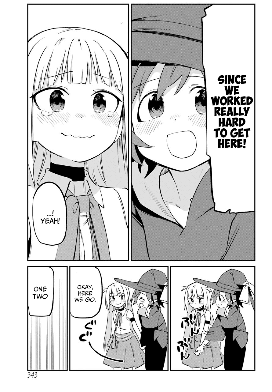 A Witch's Life in a Six-Tatami Room Chapter 13 page 35 - Chapter 13: Let's do our victory yell.