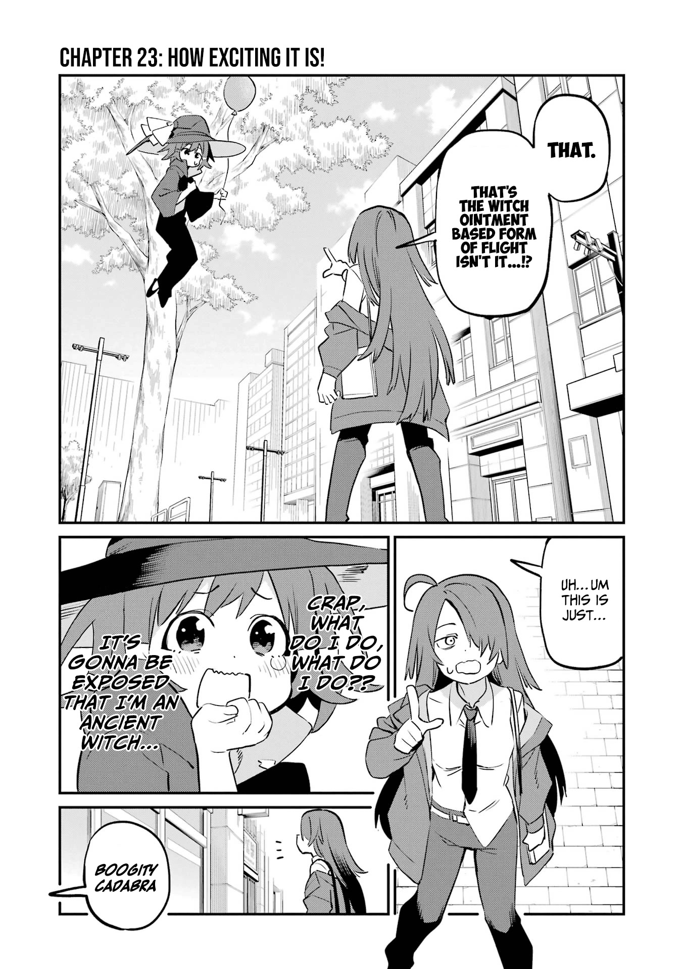 A Witch's Life in a Six-Tatami Room Chapter 23 page 1 - Chapter 23: How exciting it is!