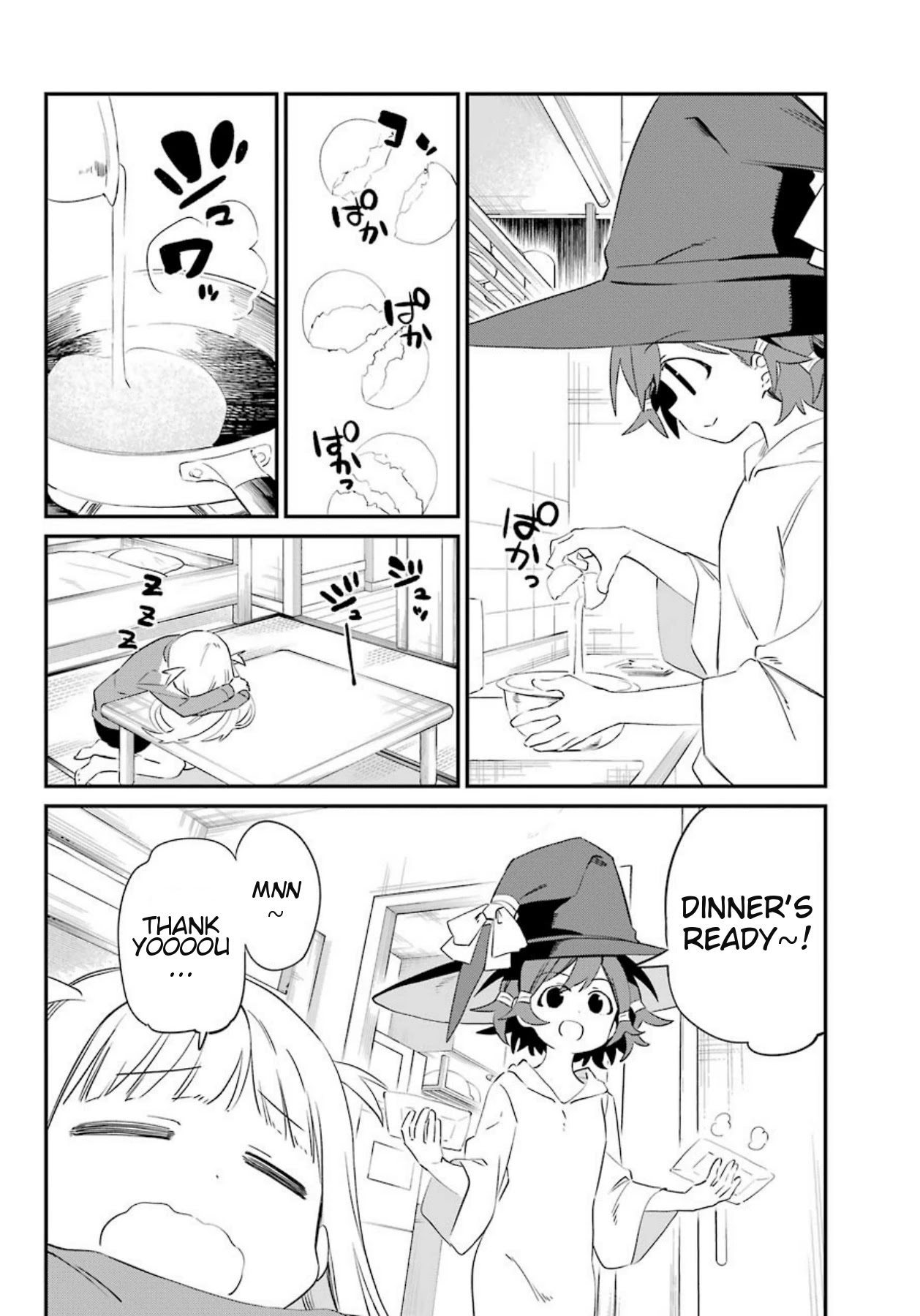 A Witch's Life in a Six-Tatami Room Chapter 3 page 2 - Chapter 3