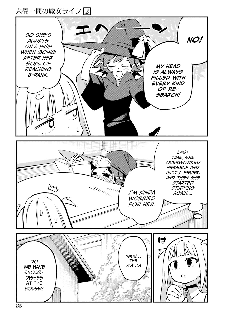 A Witch's Life in a Six-Tatami Room Chapter 6 page 7 - Chapter 6: Just for today...