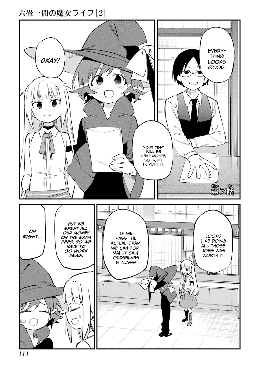 A Witch's Life in a Six-Tatami Room Chapter 7 page 1 - Chapter 7: It's going to be utter pain.