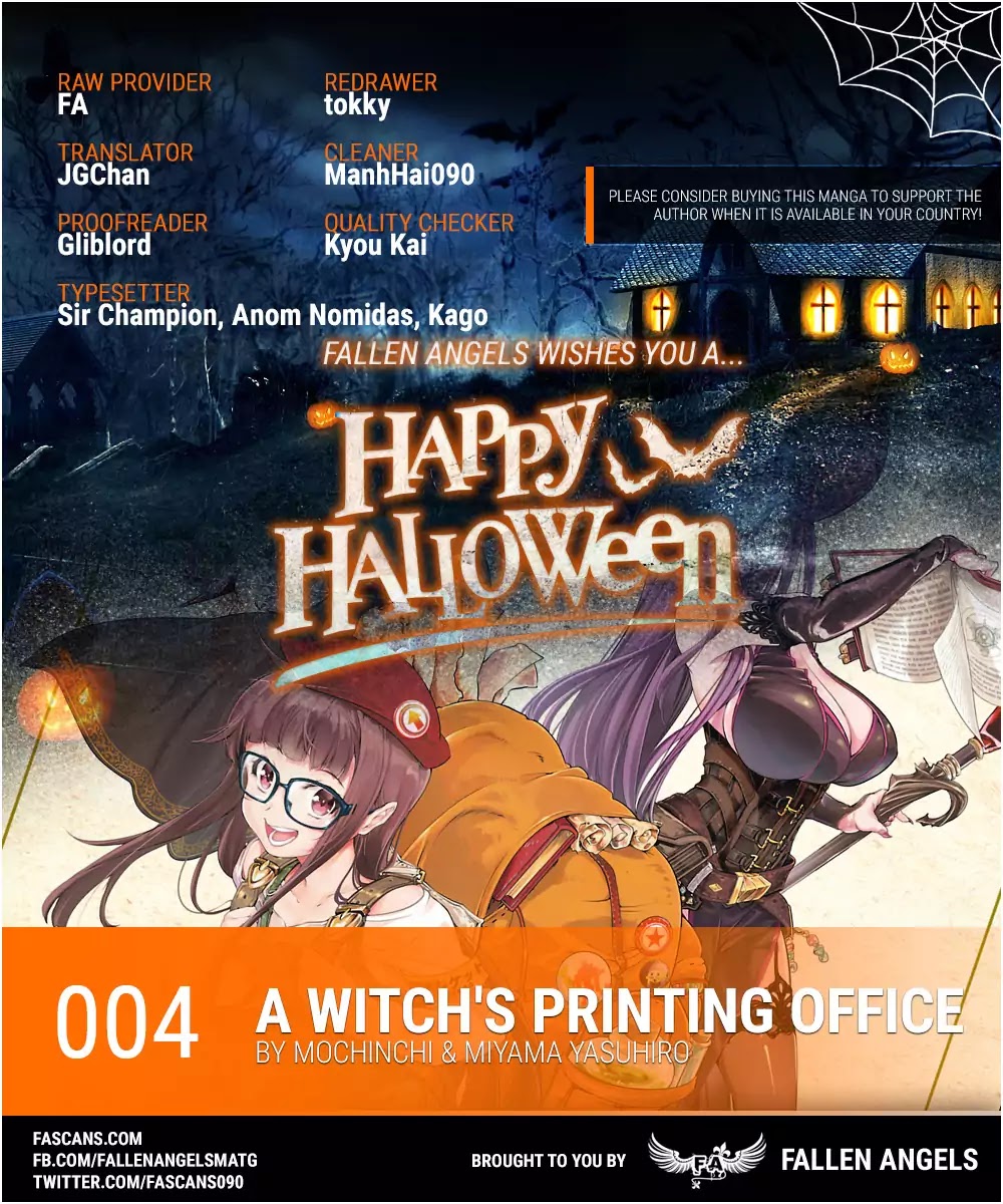 A Witch's Printing Office Chapter 4 page 1 - Chapter 4