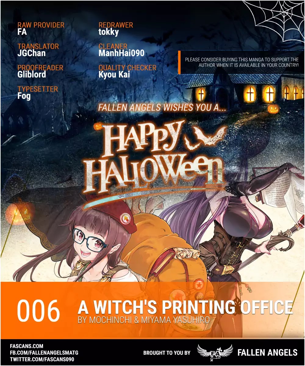 A Witch's Printing Office Chapter 6 page 1 - Chapter 6