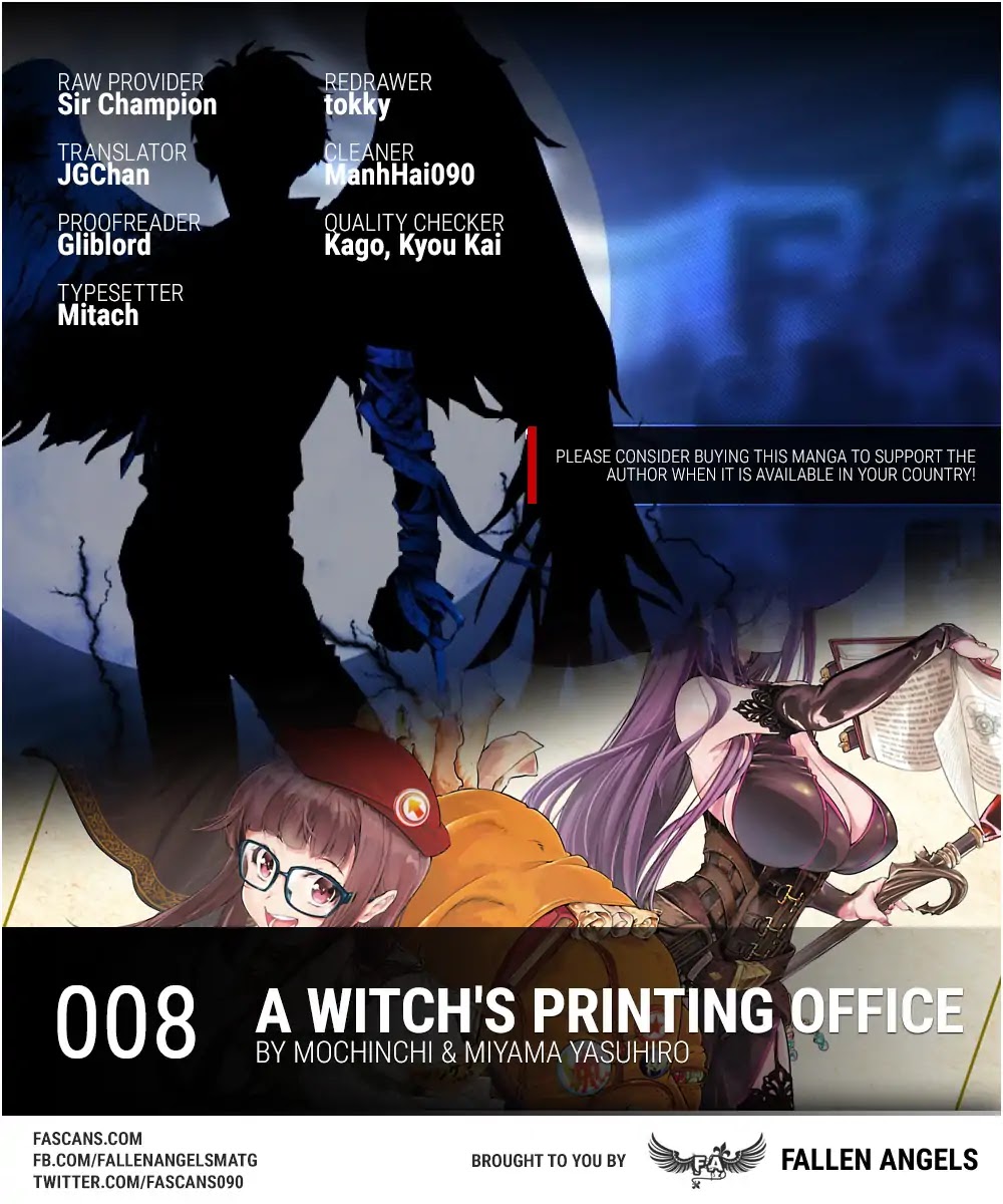 A Witch's Printing Office Chapter 8 page 1 - Chapter 8