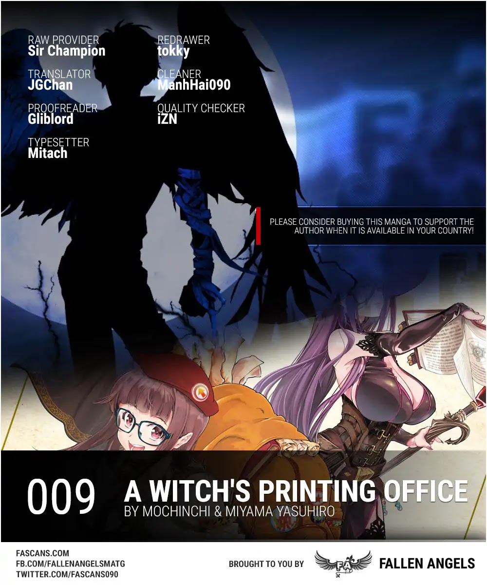 A Witch's Printing Office Chapter 9 page 1 - Chapter 9