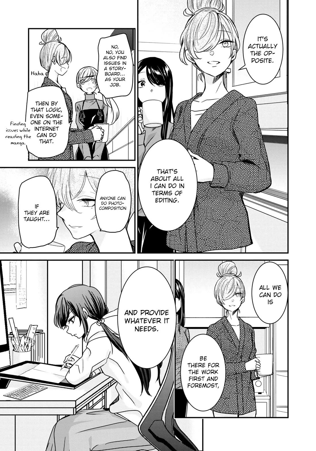 A Workplace Where You Can't Help But Smile Chapter 22 page 10 - Chapter 22: I Just Do It Because I Love It.