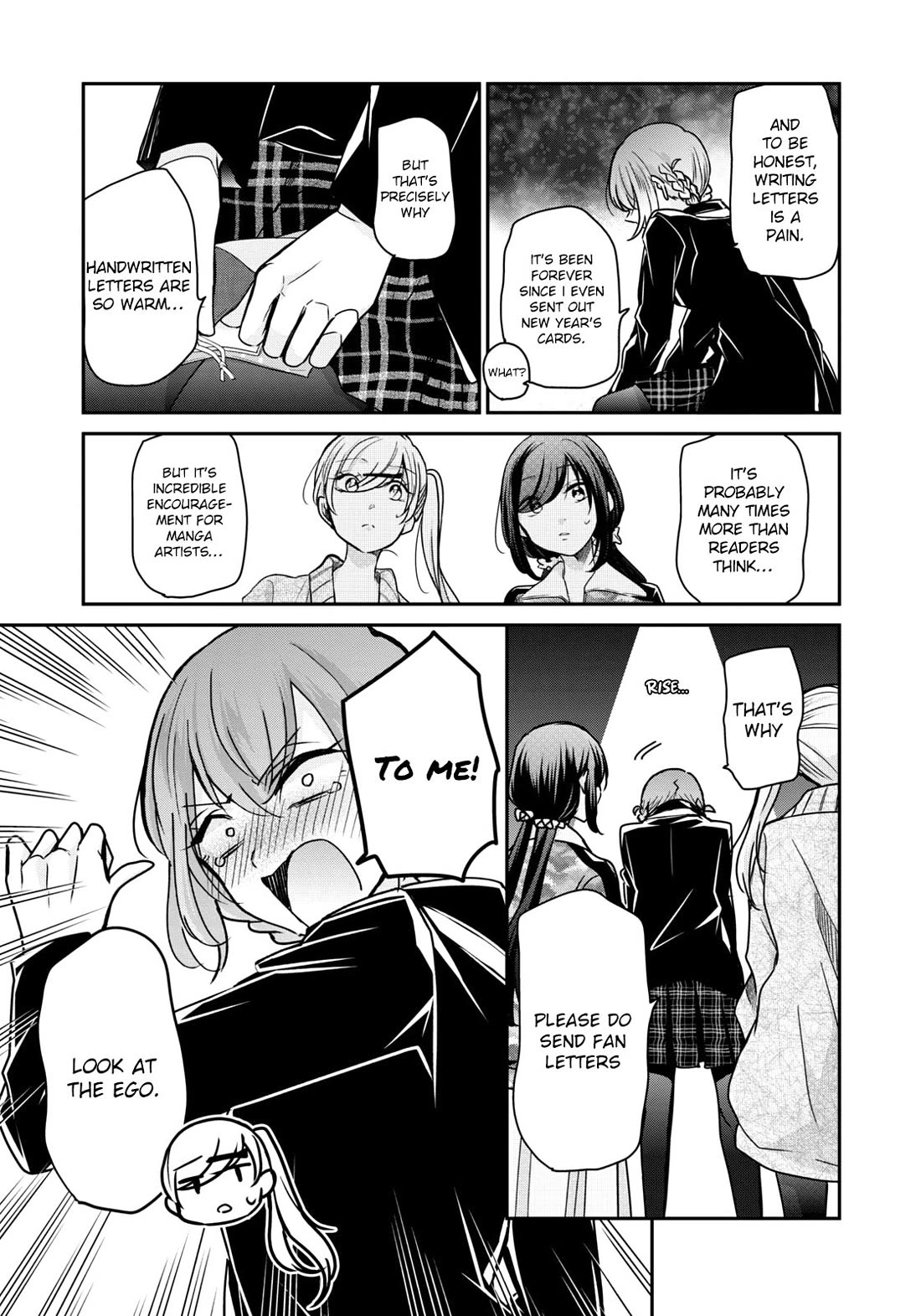 A Workplace Where You Can't Help But Smile Chapter 23 page 12 - Chapter 23: May Good Things Happen to You.